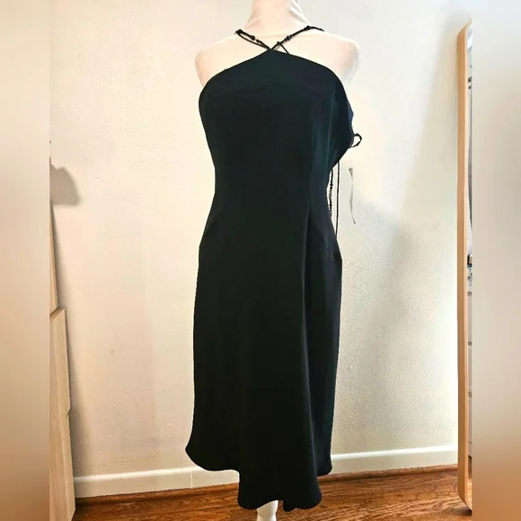 Jones New York Brazil Black Dress Size 12 NWT
